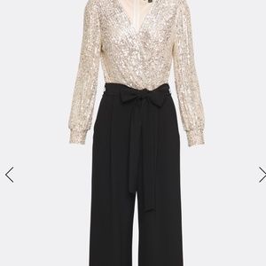 Tahari size 10 Holiday Jumpsuit perfect for parties or events